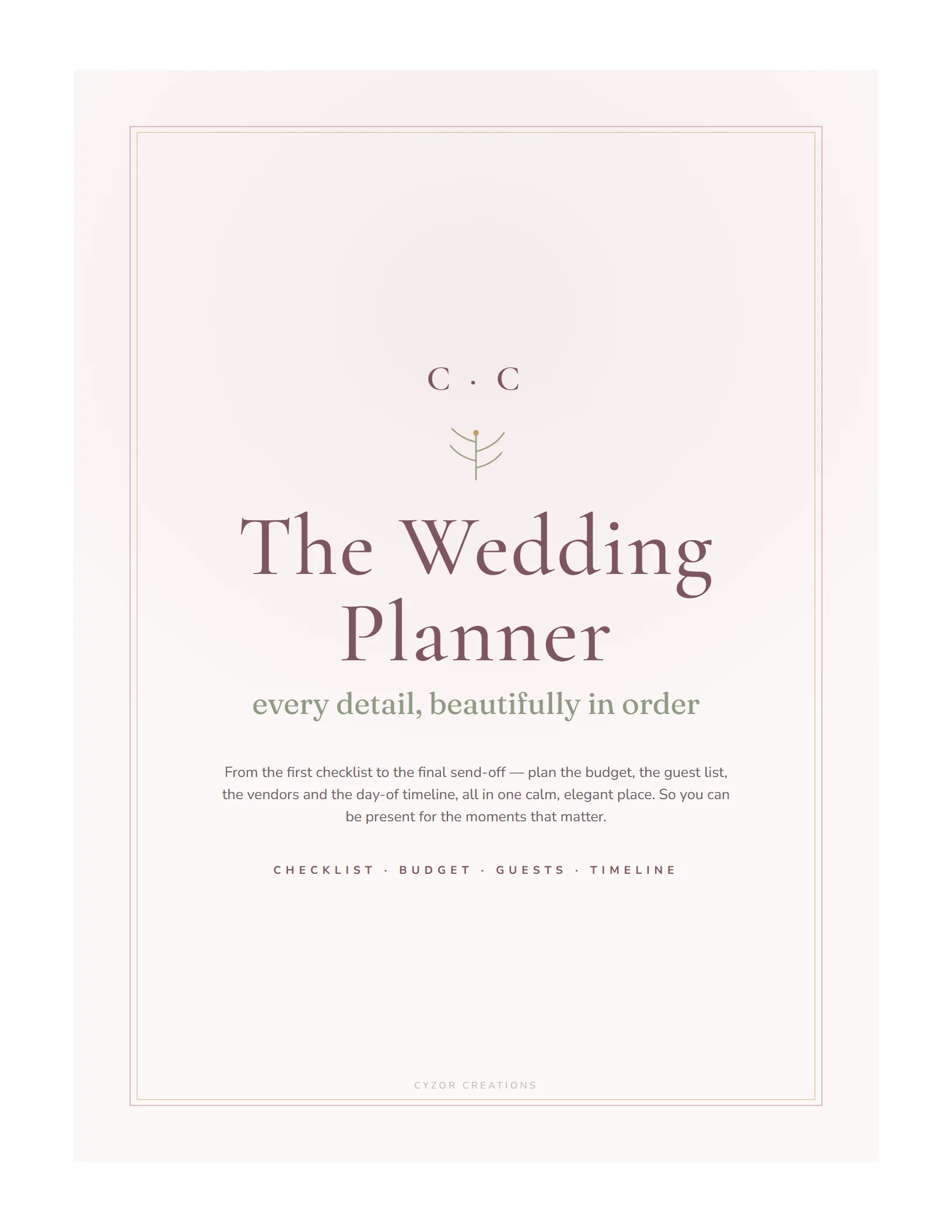 Wedding Planner